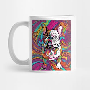 Psychedelic English Bulldog Mug